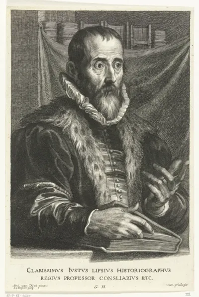 Portret van historicus Justus Lipsius