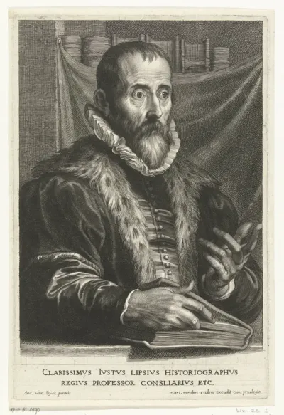 Portret van historicus Justus Lipsius