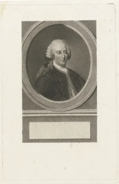 Portret van Hobbe baron Van Aylva stadscommandant van Maastricht