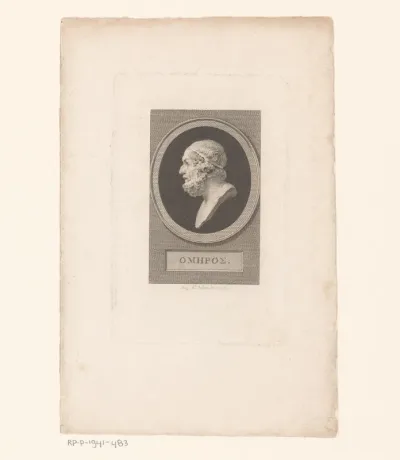 Portret van Homerus