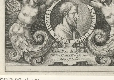 Portret van Homerus