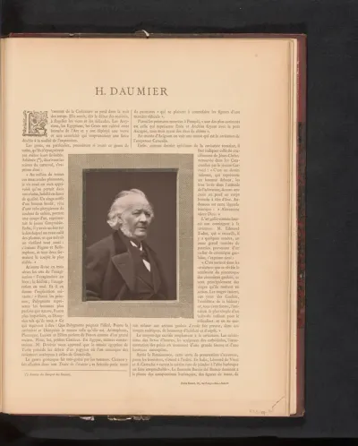 Portret van Honoré Daumier