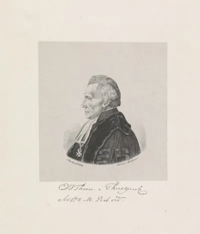 Portret van hoogleraar Evert Jan Thomassen a Thuessink