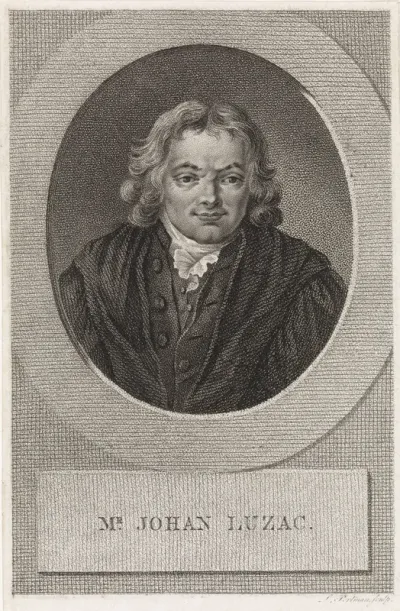 Portret van hoogleraar Jean Luzac