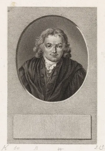 Portret van hoogleraar Jean Luzac