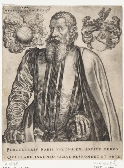 Portret van hoogleraar Wilhelmus Boonaarts (Fabius)