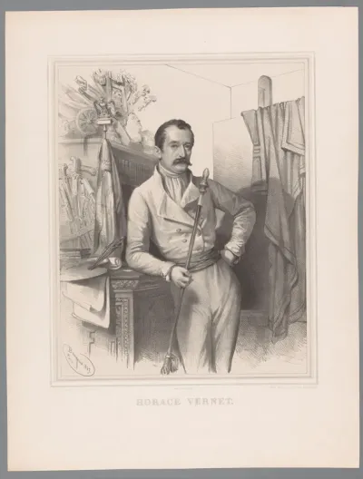 Portret van Horace Vernet