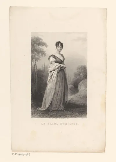 Portret van Hortense Eugénie de Beauharnais