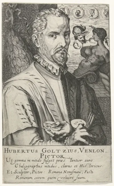 Portret van Hubert Goltzius