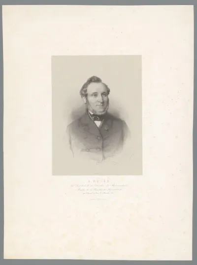 Portret van Hubert Joseph Dolez