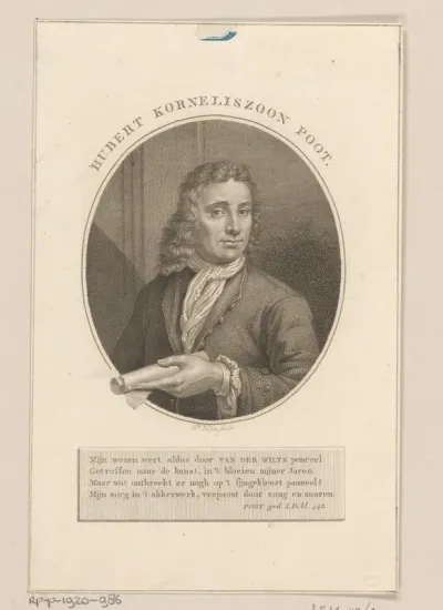Portret van Hubert Kornelisz. Poot