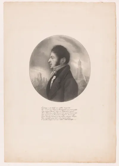 Portret van Hubert Matthijs Adriaan Jan van Asch van Wijk