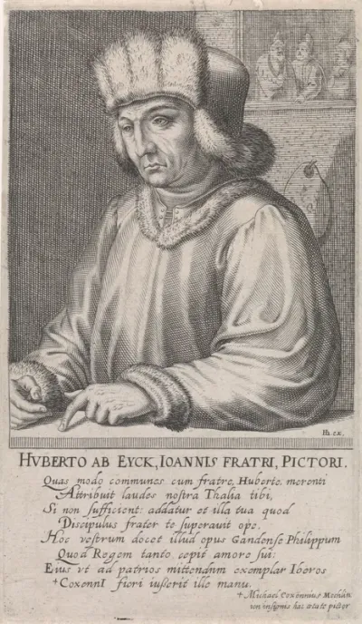 Portret van Hubert van Eyck