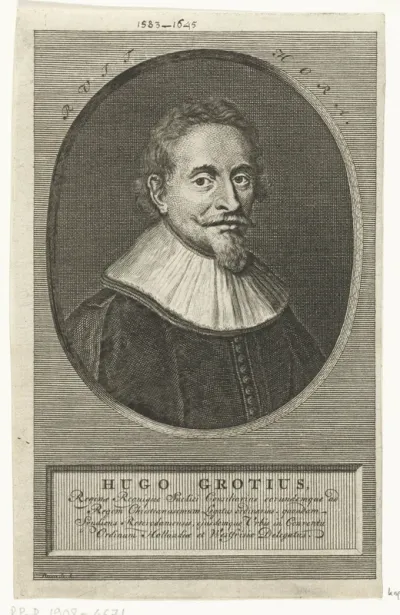 Portret van Hugo de Groot
