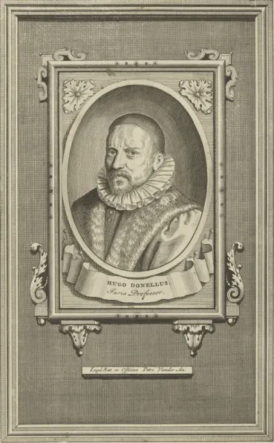 Portret van Hugo Donellus