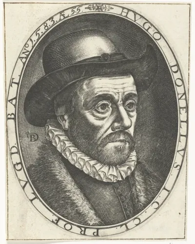 Portret van Hugo Donellus