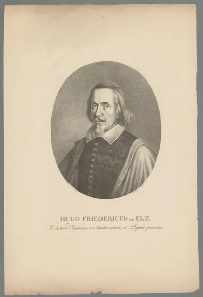Portret van Hugo Friedrich von Elz