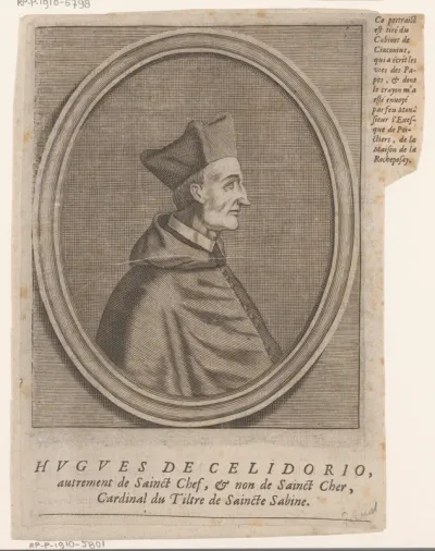 Portret van Hugo van Saint-Cher