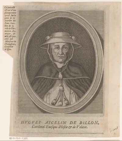 Portret van Hugues Aycelin