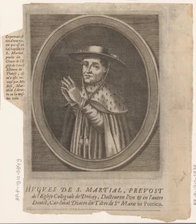 Portret van Hugues de Saint-Martial