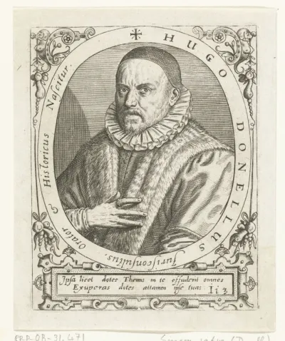 Portret van Hugues Doneau