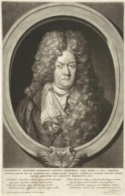 Portret van Hulderius Eyben