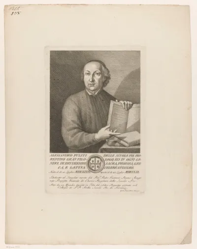 Portret van humanist Alessandro Politi