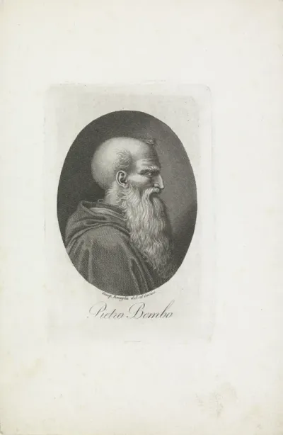 Portret van humanist en schrijver Pietro Bembo