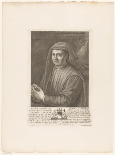 Portret van humanist Piero Vettòri