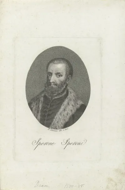 Portret van humanist Sperone Speroni