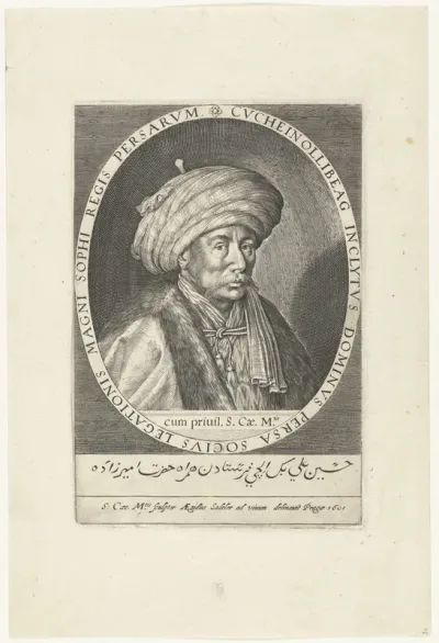 Portret van Hussein-Ali Bey