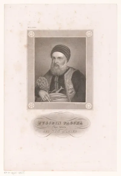 Portret van Hussein, dey van Algiers