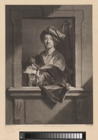 Portret van Hyacinthe Rigaud