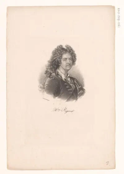 Portret van Hyacinthe Rigaud