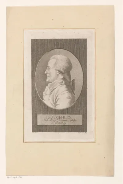 Portret van I.G.S. von Gehlen