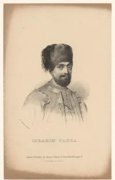 Portret van Ibrahim Pasha