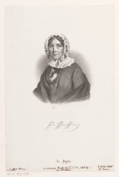 Portret van Ida Pfeiffer