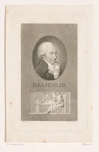 Portret van Ignaz Aurel Fessler