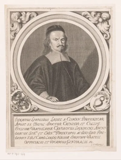 Portret van Ignaz Leopold Lassel von Climan