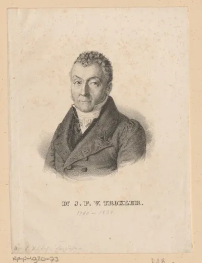 Portret van Ignaz Paul Vitalis Troxler
