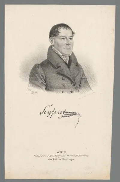 Portret van Ignaz von Seyfried