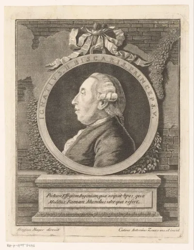 Portret van Ignazio Paternò Castello, prins van Biscari