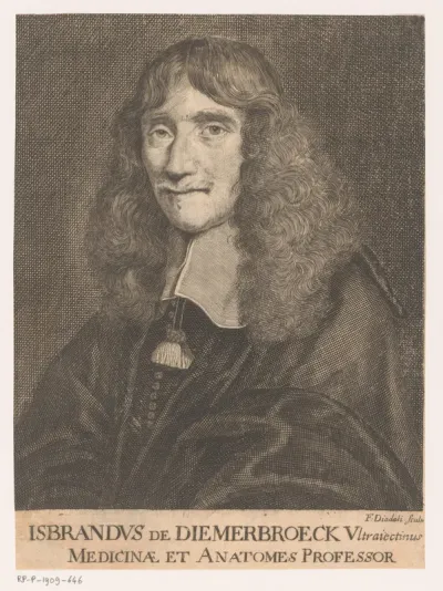 Portret van IJsbrand van Diemerbroeck