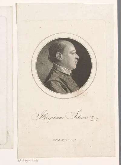 Portret van Ildephons Schwarz