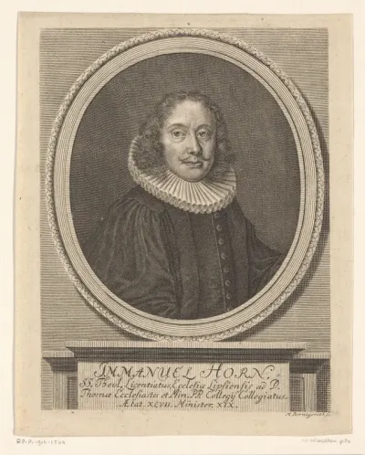 Portret van Immanuel Horn