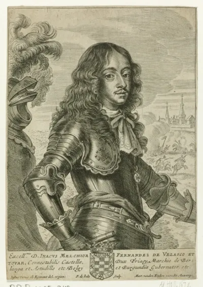 Portret van Inacho Melchior Ferdinand de Velasco, konstabel van Velasco en Tovar