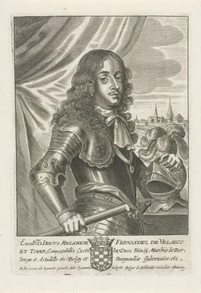 Portret van Inacho Melchior Ferdinand de Velasco