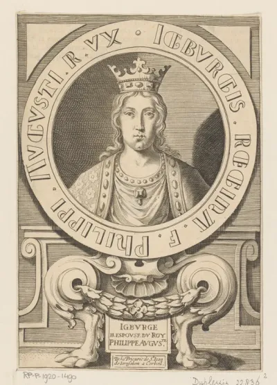 Portret van Ingeborg van Denemarken