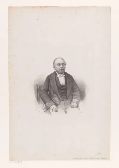 Portret van ingenieur J. H. Docters van Leeuwen