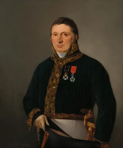 Portret van inspecteur-generaal A.F. Goudriaan